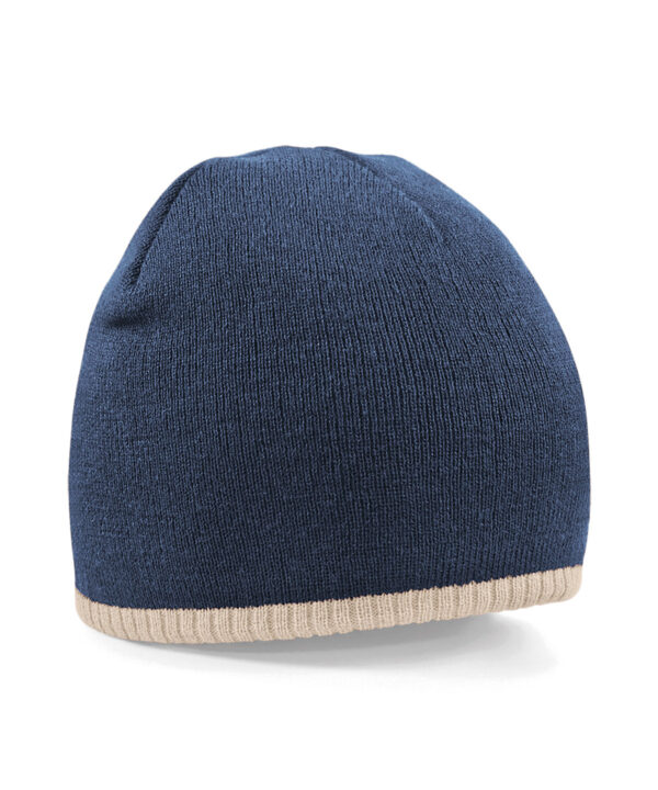 Two-tone pull-on beanie 1 Two-tone pull-on beanie