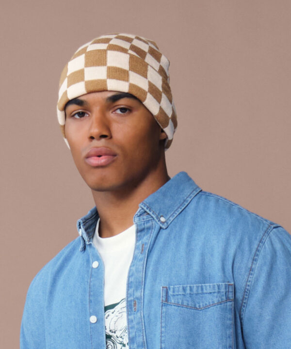 Checkerboard beanie 1 Checkerboard beanie