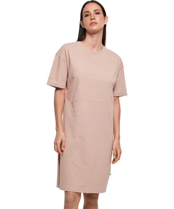 Women's organic oversizes slit tee dress 1 Women's organic oversizes slit tee dress
