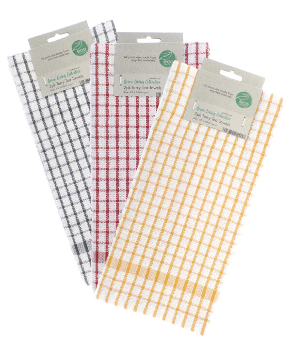Recycled terry tea towels (2-pack) 1 Recycled terry tea towels (2-pack)